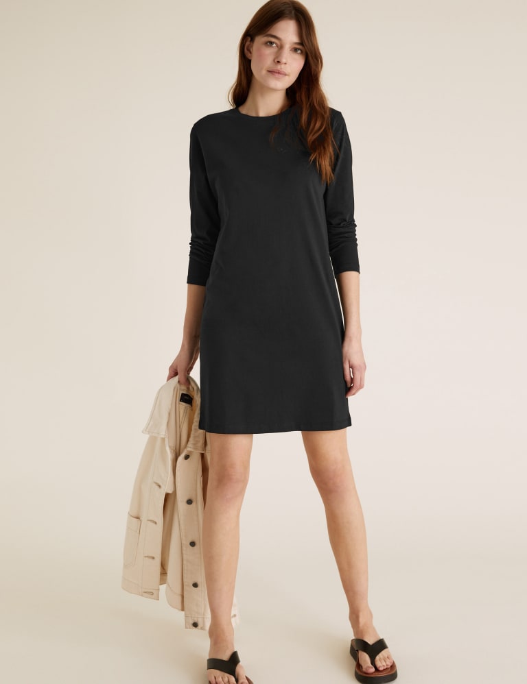 Pure Cotton Mini T Shirt Dress M S Collection M S IE