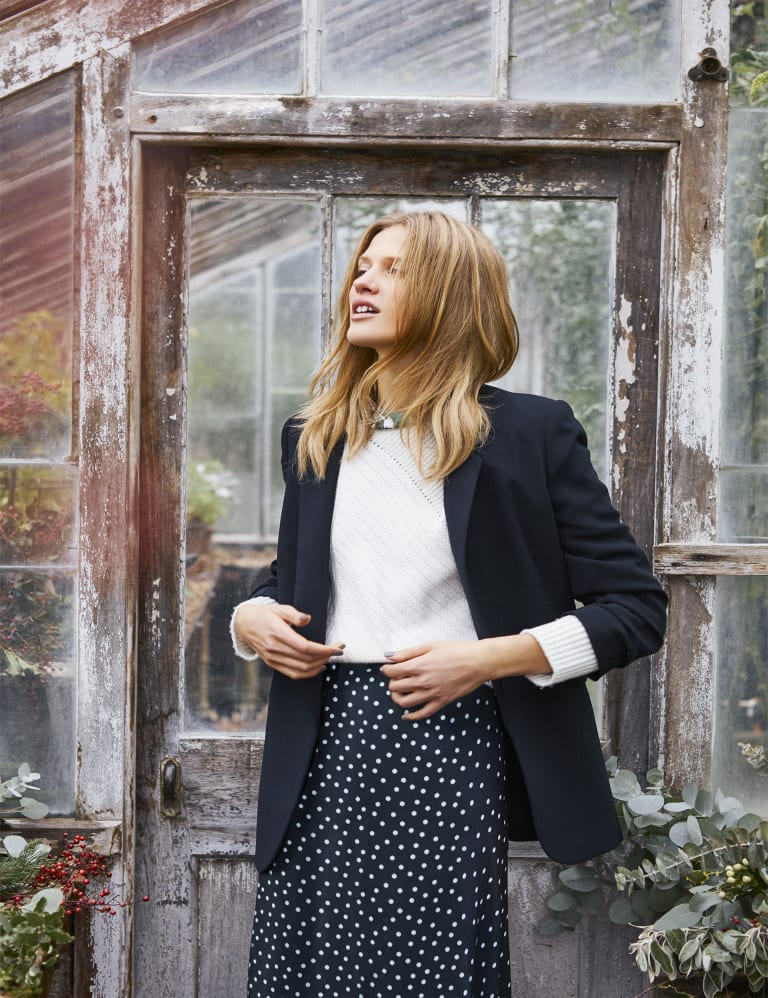 A line black polka dot skirt clearance