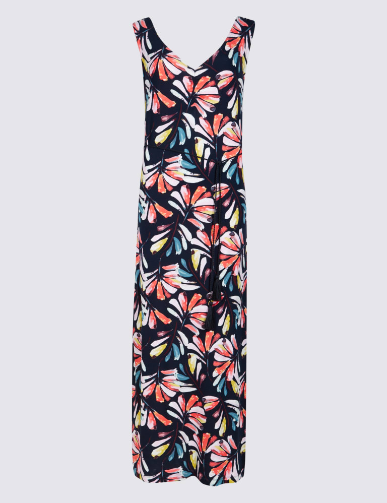 PETITE Leaf Print Maxi Dress M S Collection M S IE