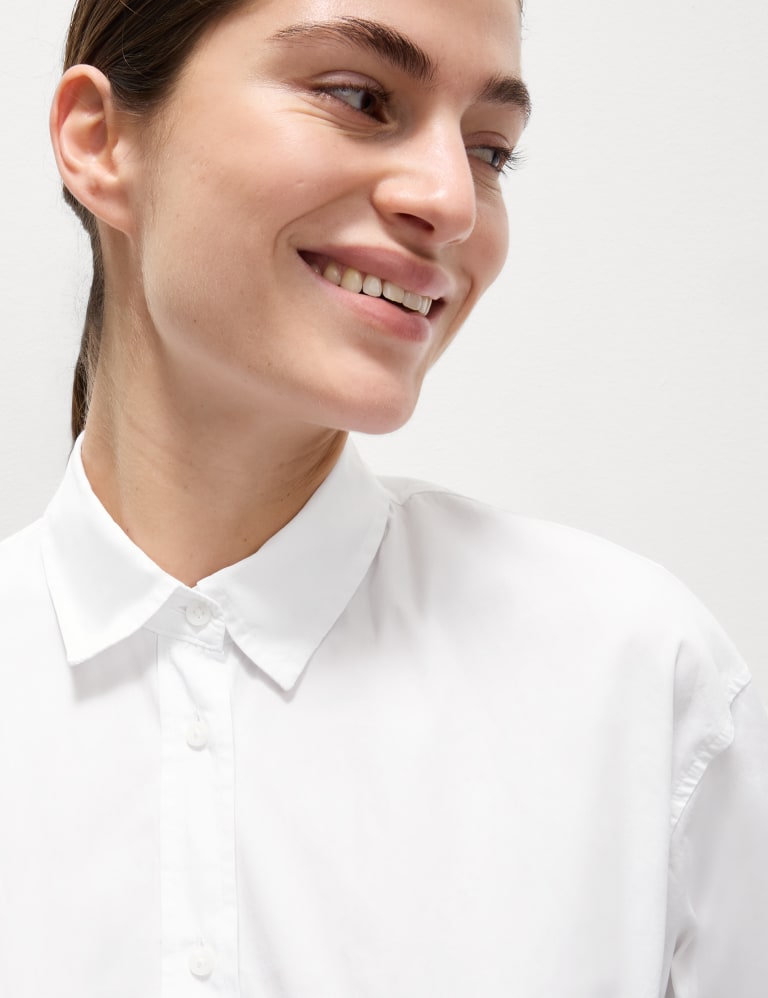 Pure Cotton Oversized Shirt | M&S Collection | M&S