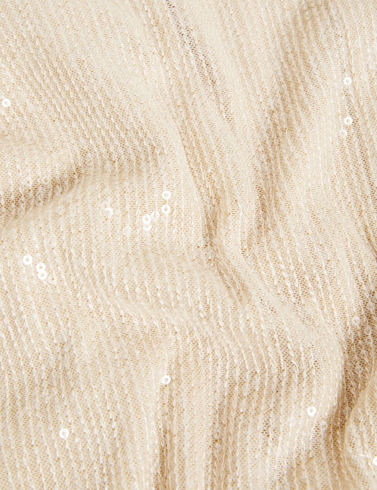 Sequin Collared Shirt | M&S Collection | M&S