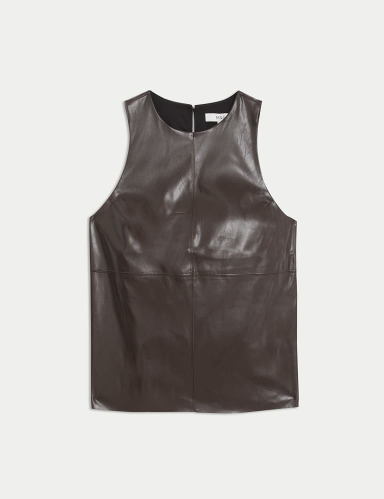 Faux Leather Top 2 of 6