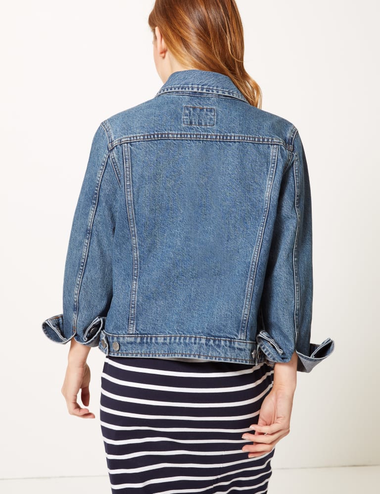 PETITE Denim Jacket M S Collection M S IE