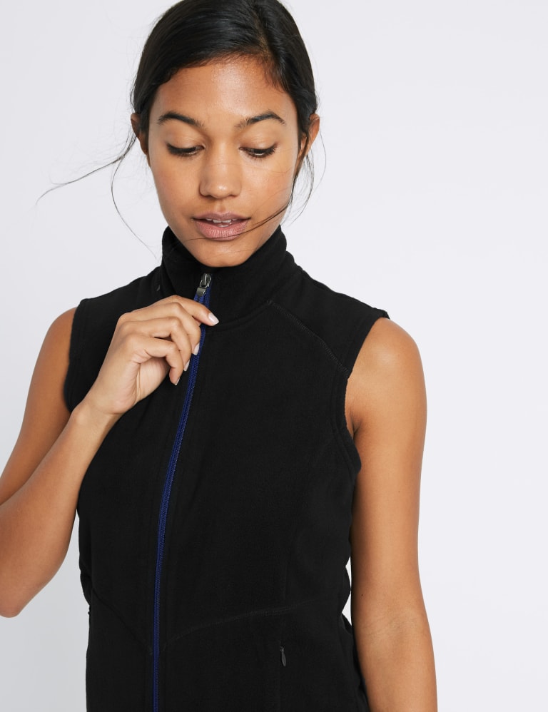 M&s ladies fleece gilet discount