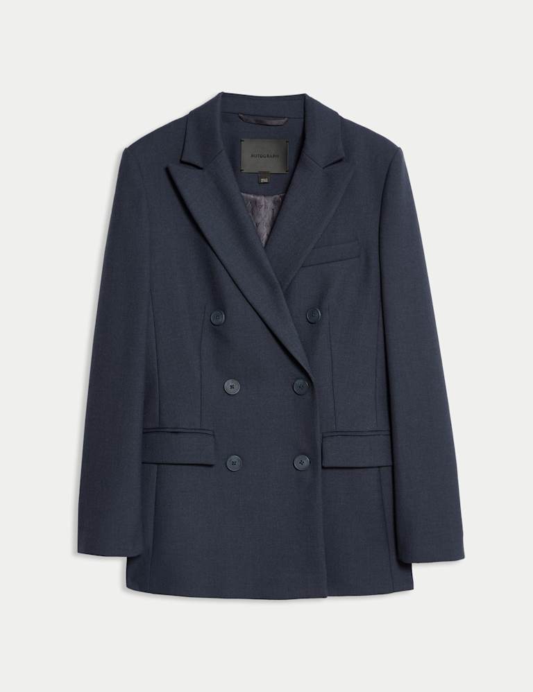 Double Breasted Blazer With Wool | Autograph | M&S 