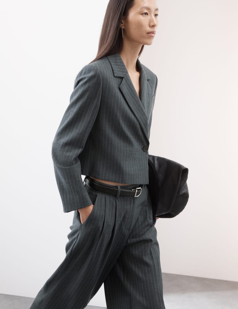 Blazer pinstripe discount