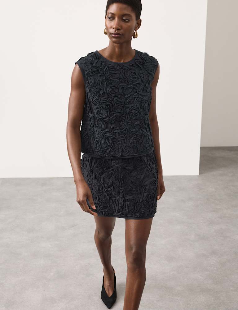 Textured Top & Skirt Set 5 of 6