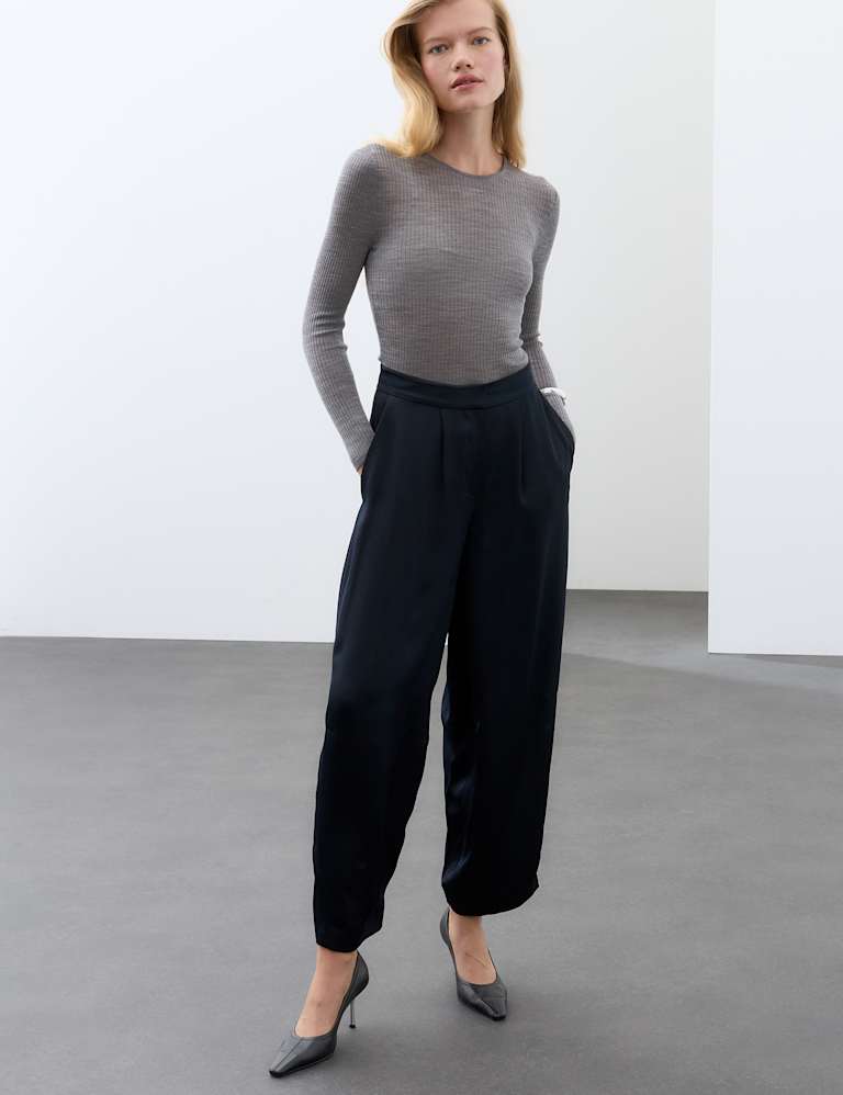 Satin Blouse & Trousers Set 6 of 6
