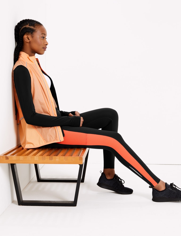 Colour block gym leggings shop