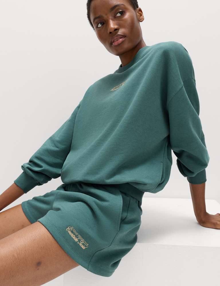 Cotton Sweatshirt & Short Set 4 of 6