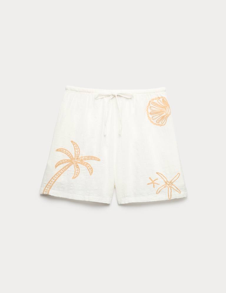 Embroidered Beach Shirt & Short Set 2 of 6