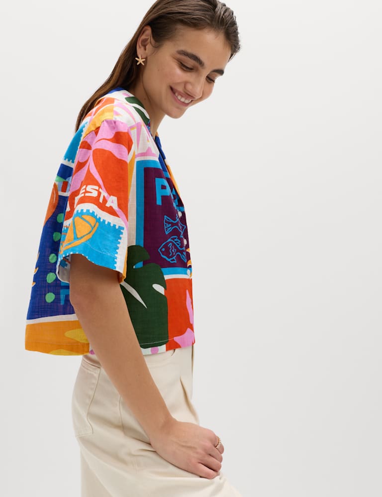 Printed Beach Shirt & Trouser Set 4 of 6