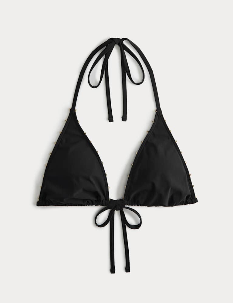 Bead Detail Triangle Bikini Set 1 of 6