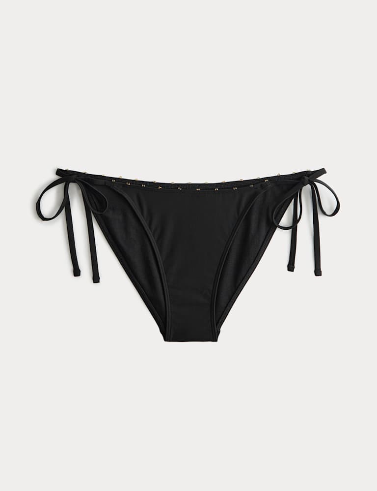 Bead Detail Triangle Bikini Set 2 of 6