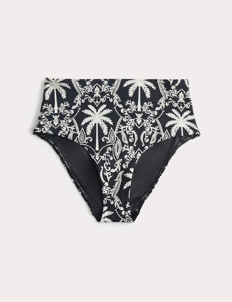 Tummy Control Printed Bandeau Tankini Set 2 of 6