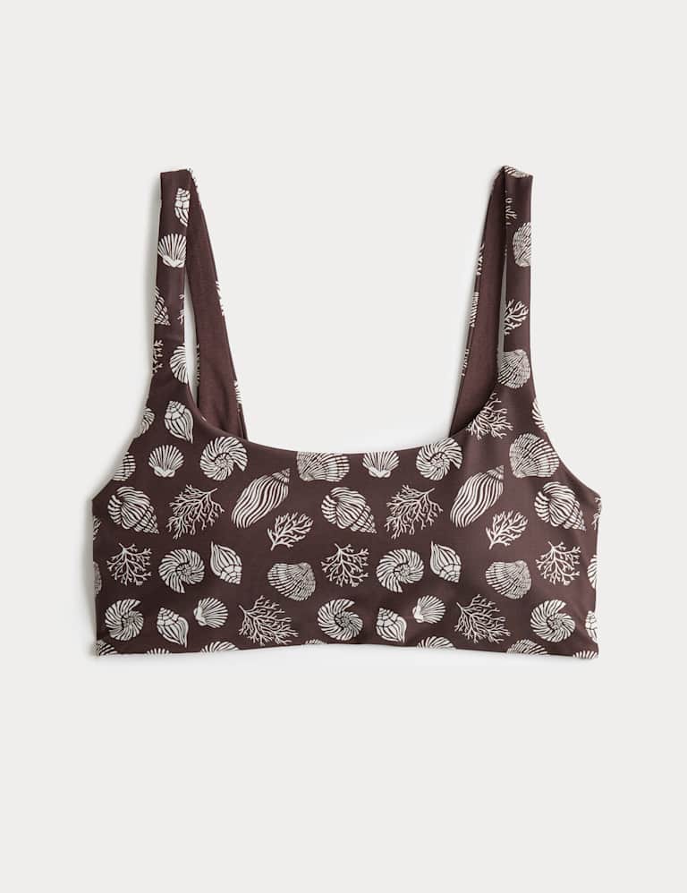 Printed Scoop Neck Bikini Set 1 of 6