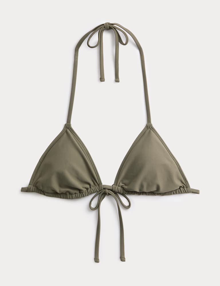 Padded Halterneck Triangle Bikini Set 1 of 6