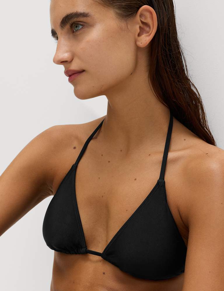 Padded Halterneck Triangle Bikini Set 4 of 6