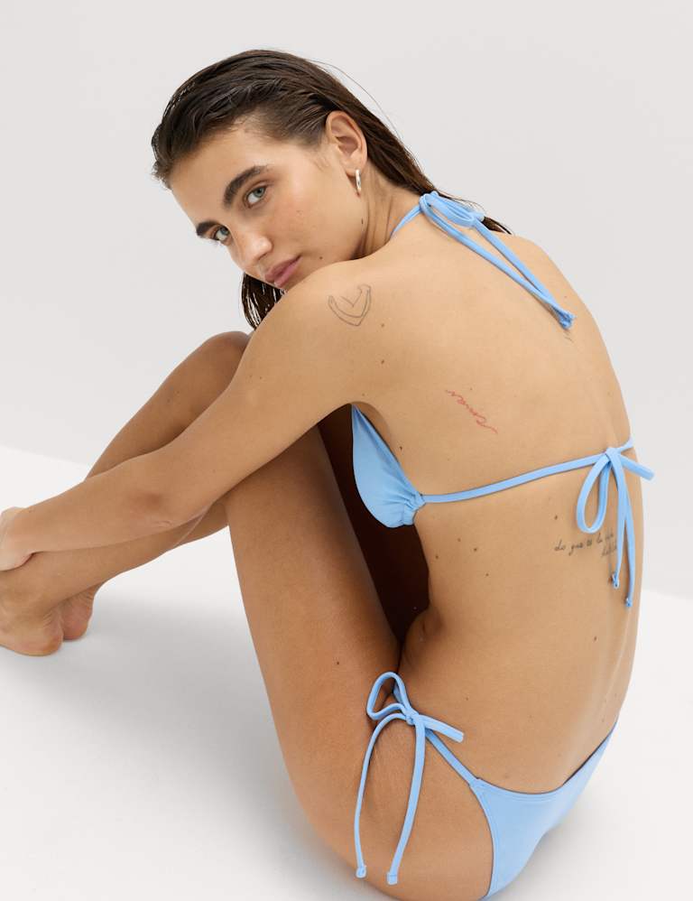 Padded Halterneck Triangle Bikini Set 5 of 6