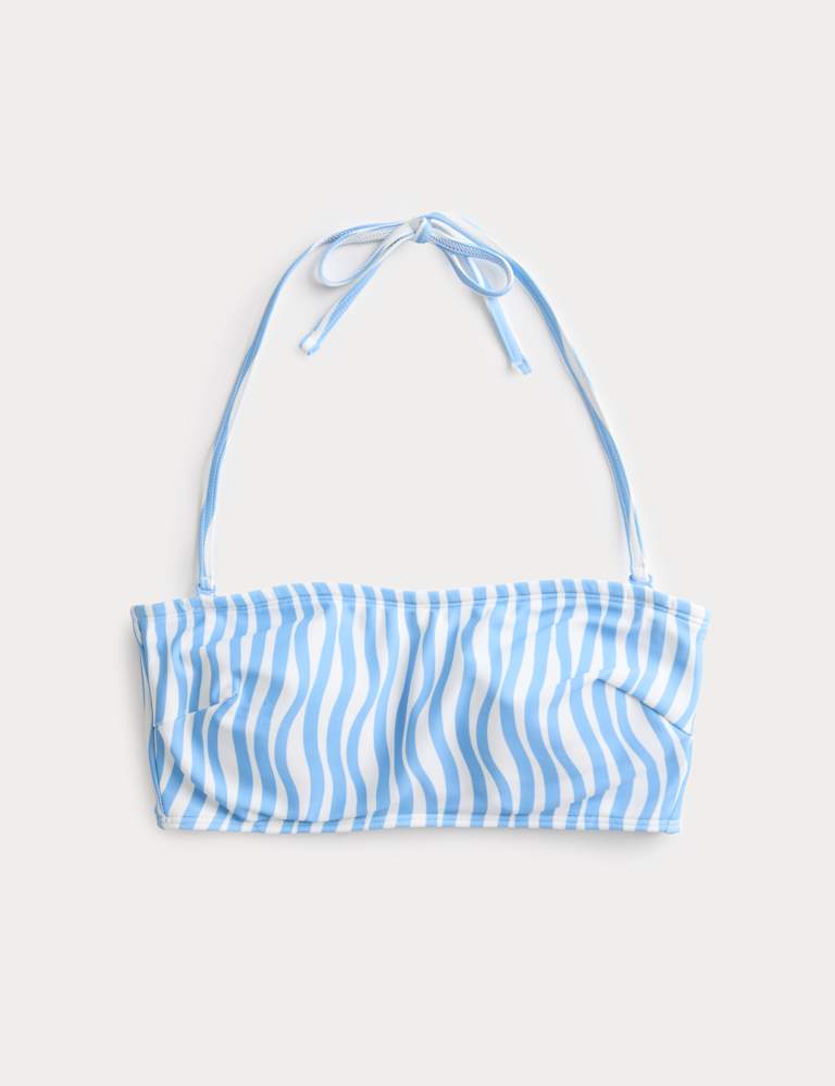 Printed Bandeau Bikini Set 1 of 6