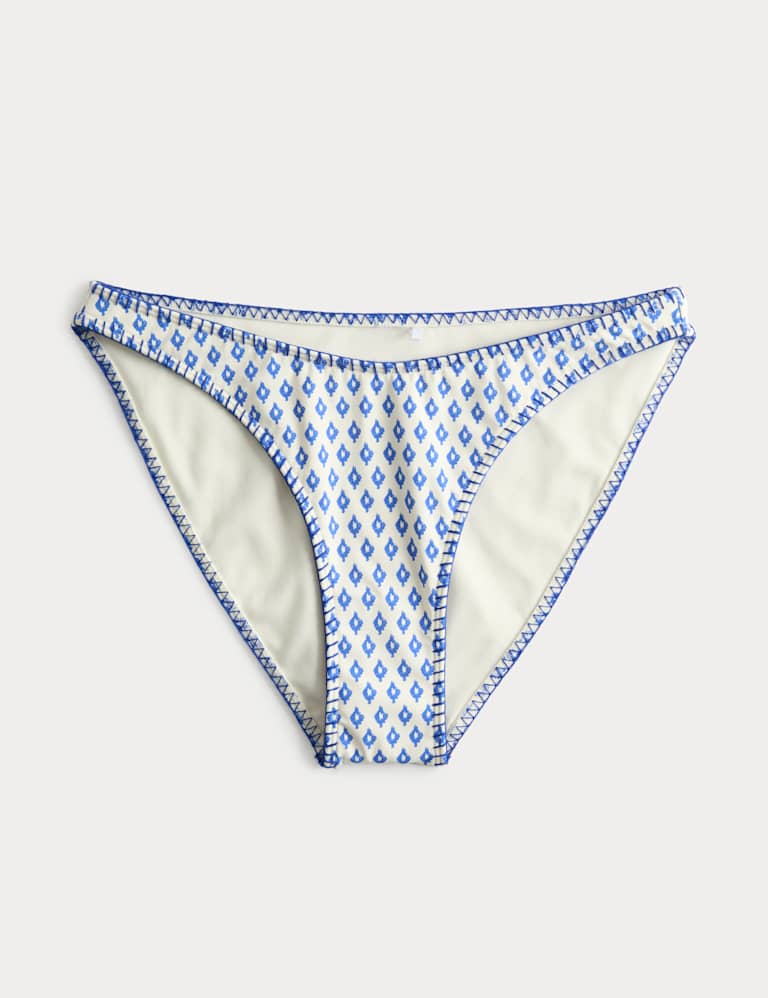 Printed Scoop Neck Whipstitch Bikini Set 2 of 6