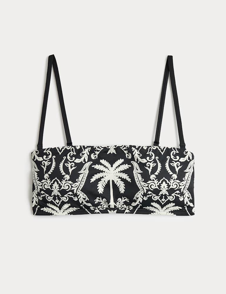 Printed Bandeau Bikini Set 1 of 6