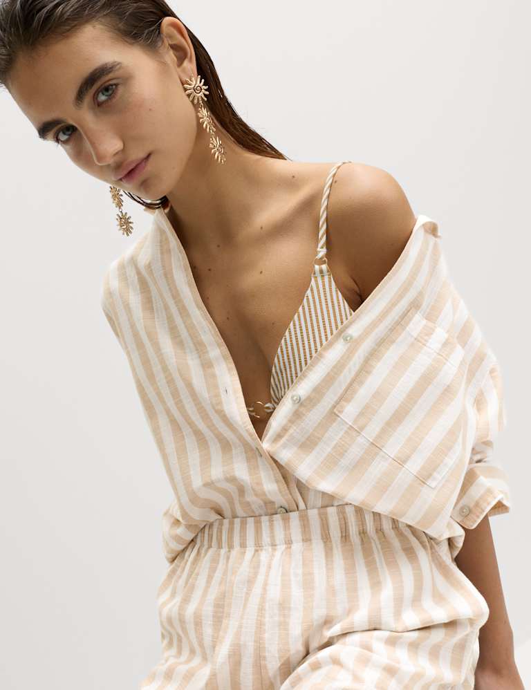 Striped Shirt & Short Set 3 of 6