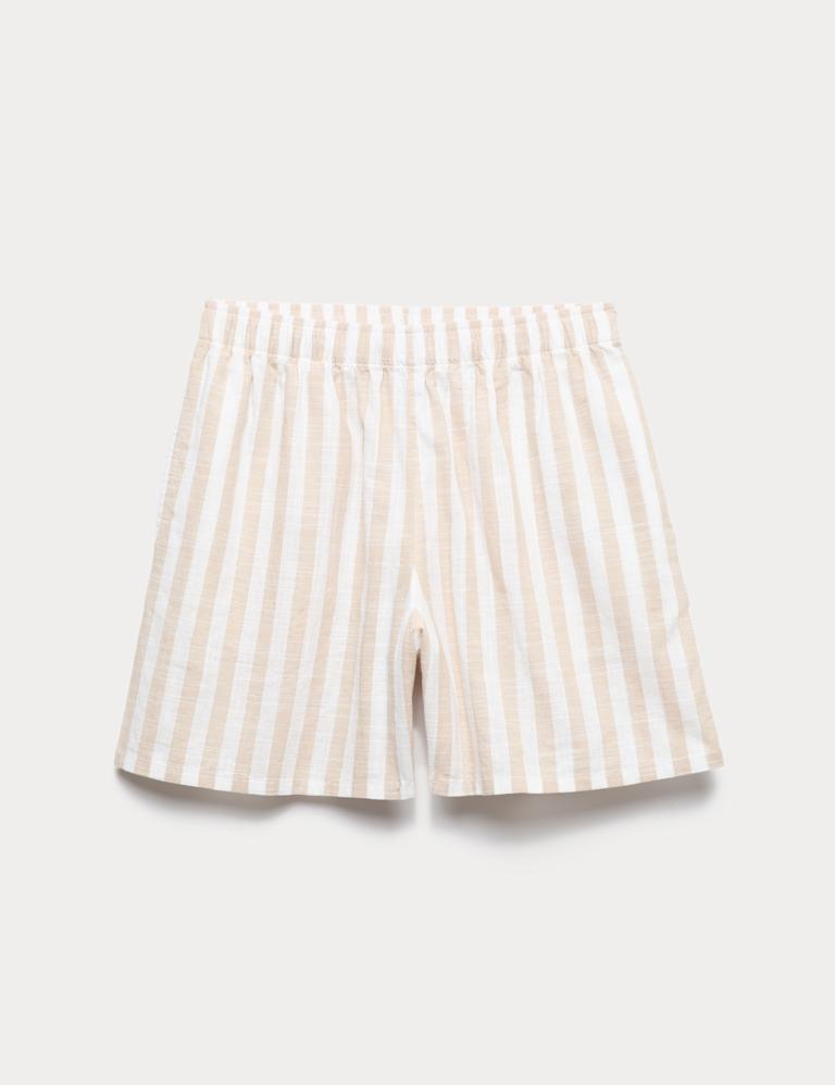 Striped Shirt & Short Set 2 of 6