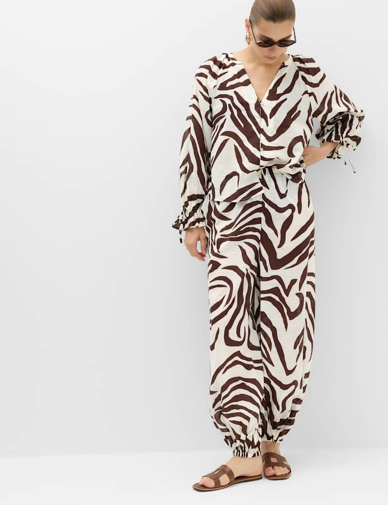 Printed Beach Top & Trouser Set 5 of 6