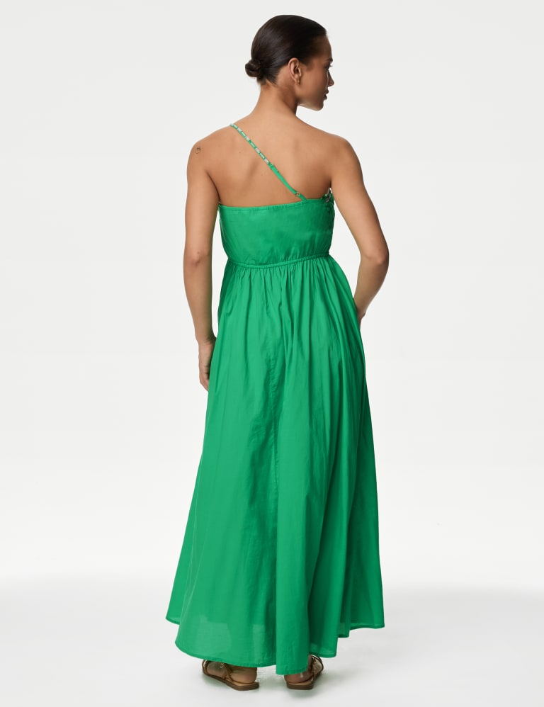 Pure Cotton Beaded Midaxi Beach Dress | M&S Collection | M&S