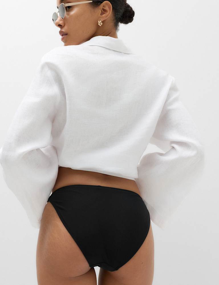 Padded Cropped Scoop Neck Bikini Set 3 of 6