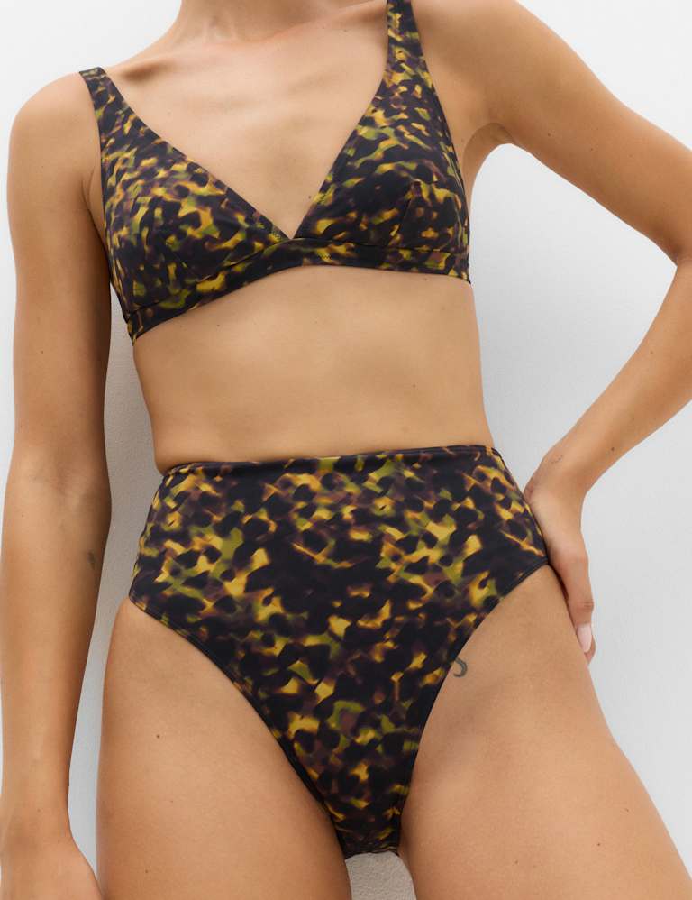 Printed Padded Triangle Bikini Set 6 of 6