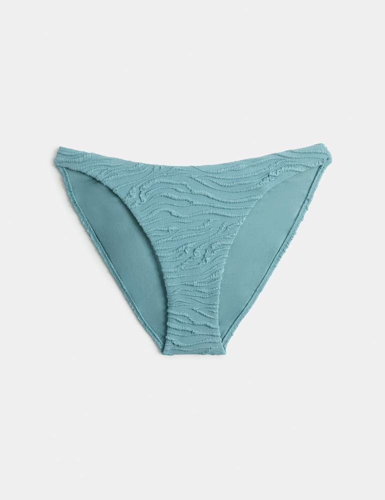 Textured Padded Strap Detail Scoop Neck Bikini Set 2 of 6