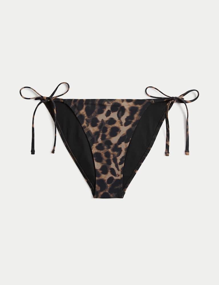 Animal Print Halterneck Triangle Bikini Set 2 of 6