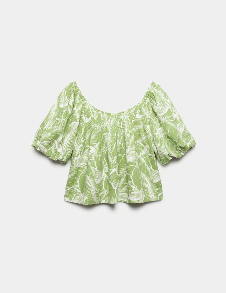 Linen Rich Top & Shorts Set 1 of 6