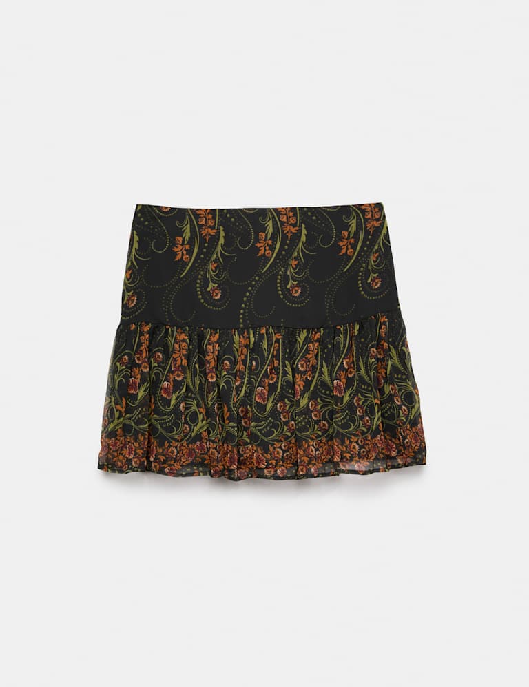 Floral Print Blouse & Skirt Set 2 of 6