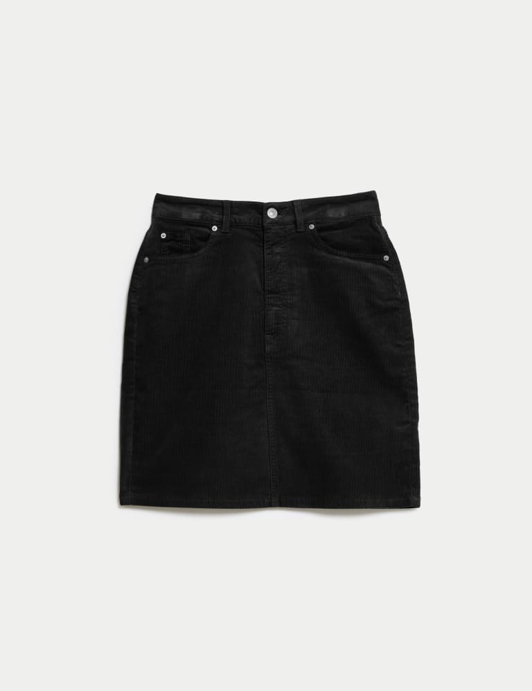 Cotton Rich Cord Mini Skirt 2 of 5