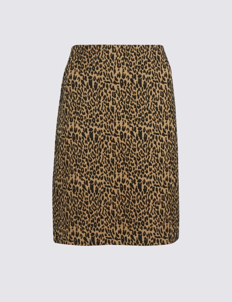 Animal print skirt m&s top