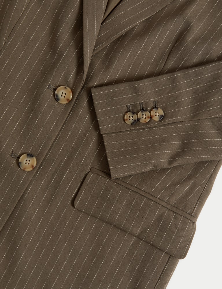 Relaxed Pinstripe Single Breasted Blazer | M&S Collection | M&S