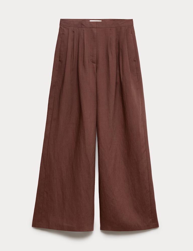 Utility Linen Blazer & palazzo Tro Set 2 of 6