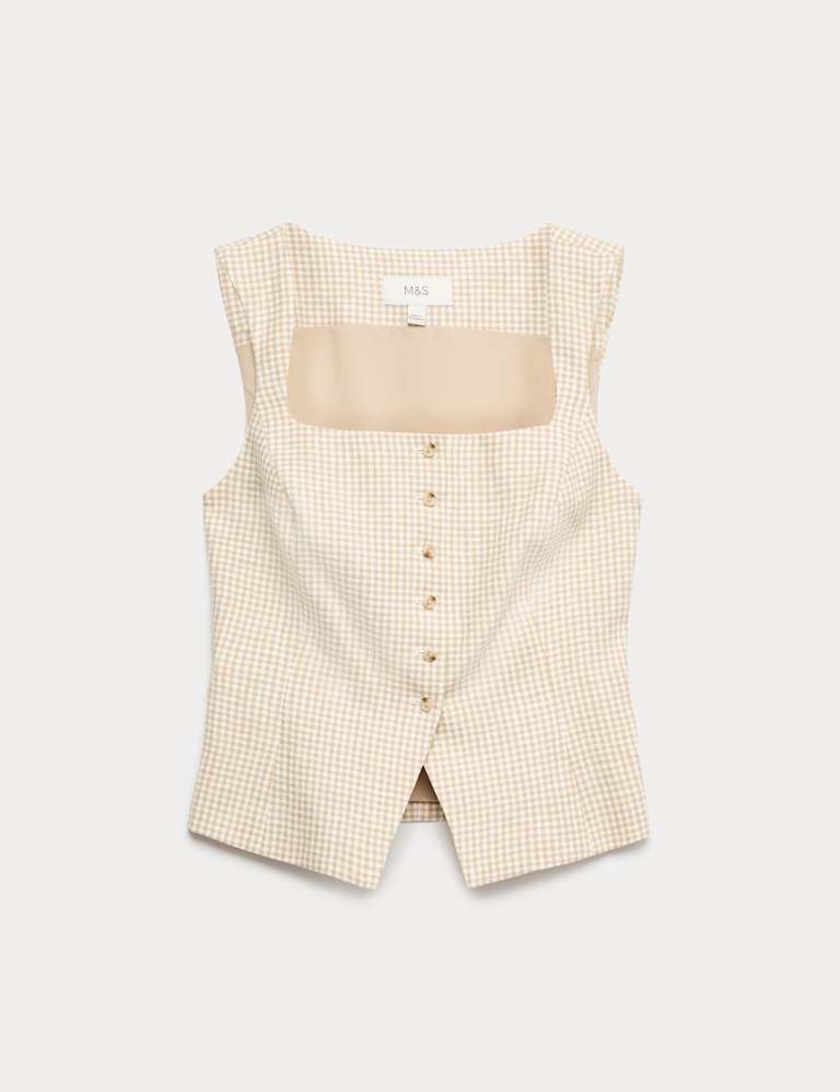 Gingham Waistcoat & Trouser Set 1 of 6
