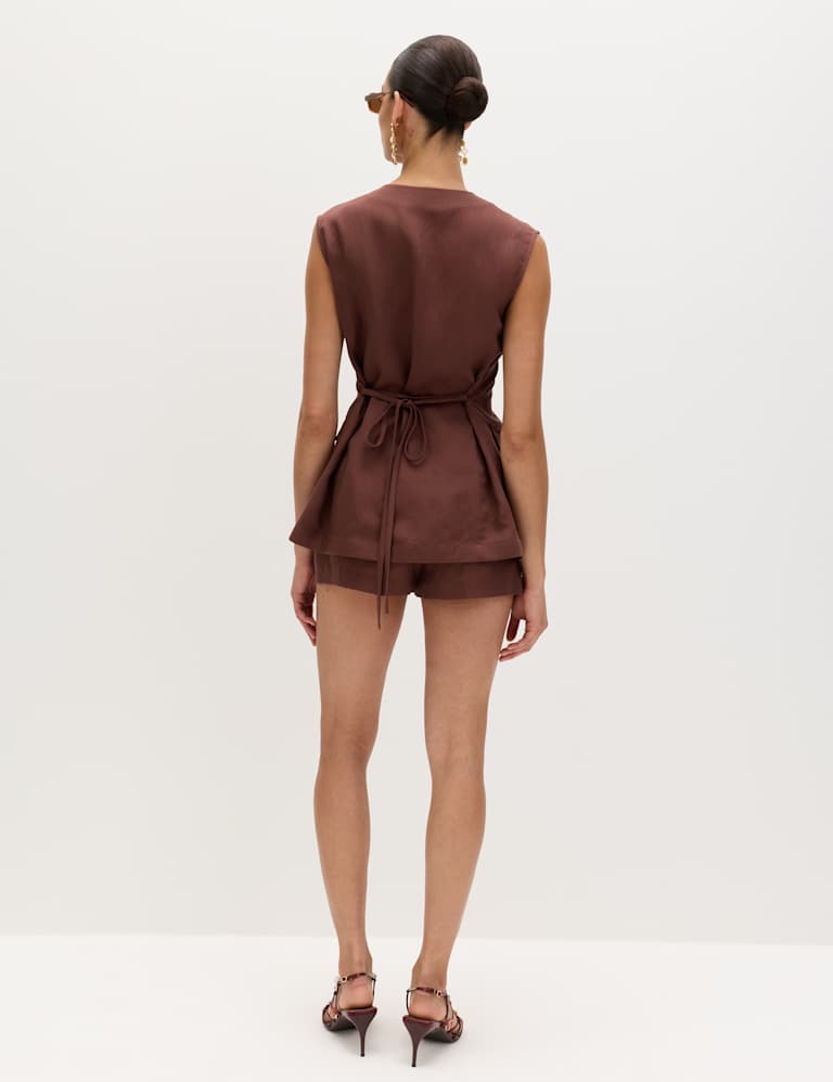Linen Waistcoat & Short Set 5 of 6