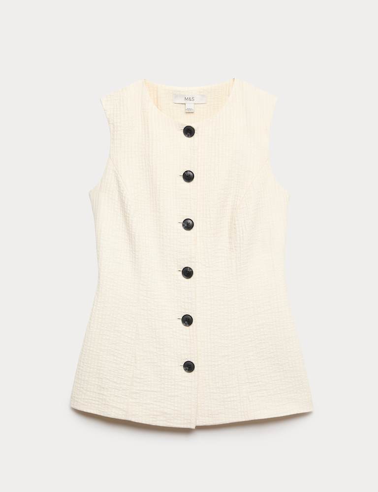 Textured Waistcoat & Short Set 1 of 6