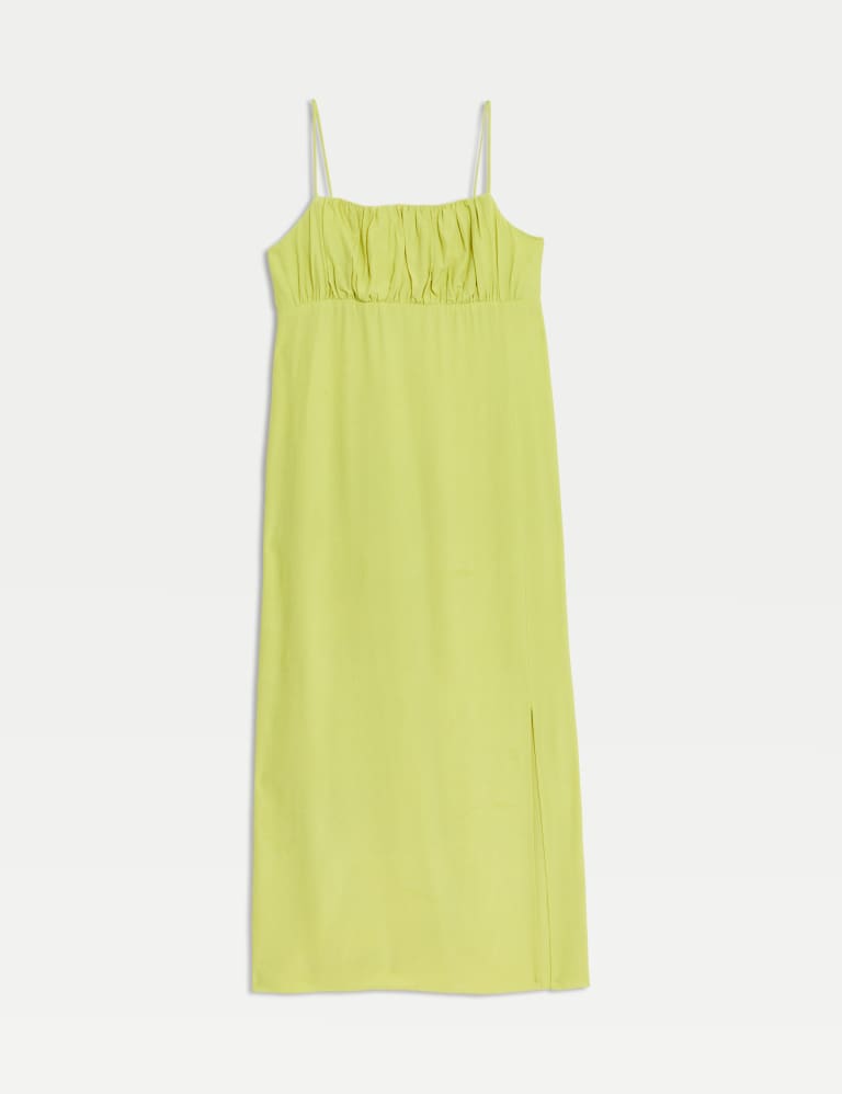 Ruched Strappy Midaxi Smock Dress | M&S Collection | M&S