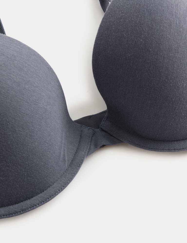 3pk Wired Plunge T-Shirt Bras Set A-E 4 of 6