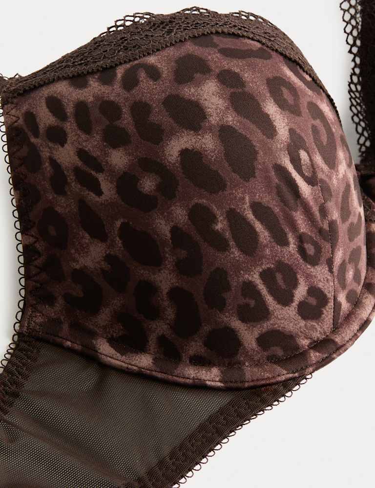 Jasmine Lace Wired Printed Plunge Bra Set 4 of 6