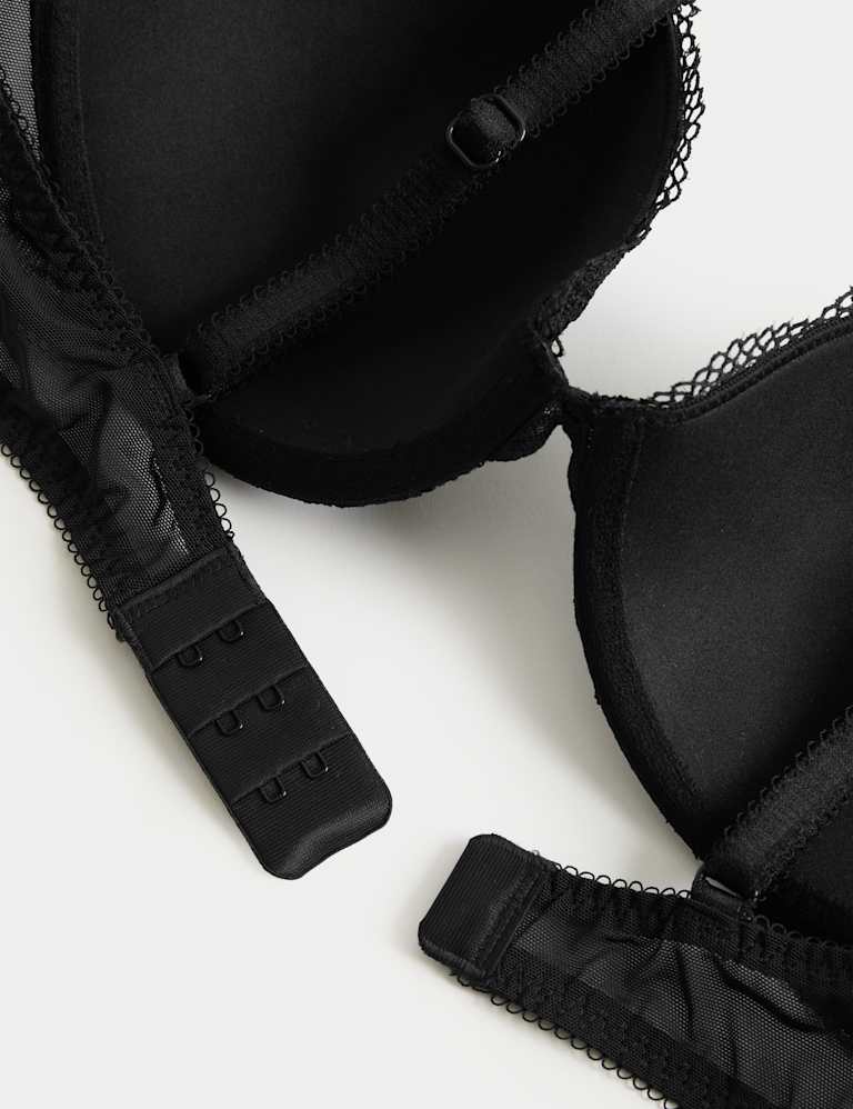 Jasmine Lace Wired Plunge Bra Set A-E 6 of 6