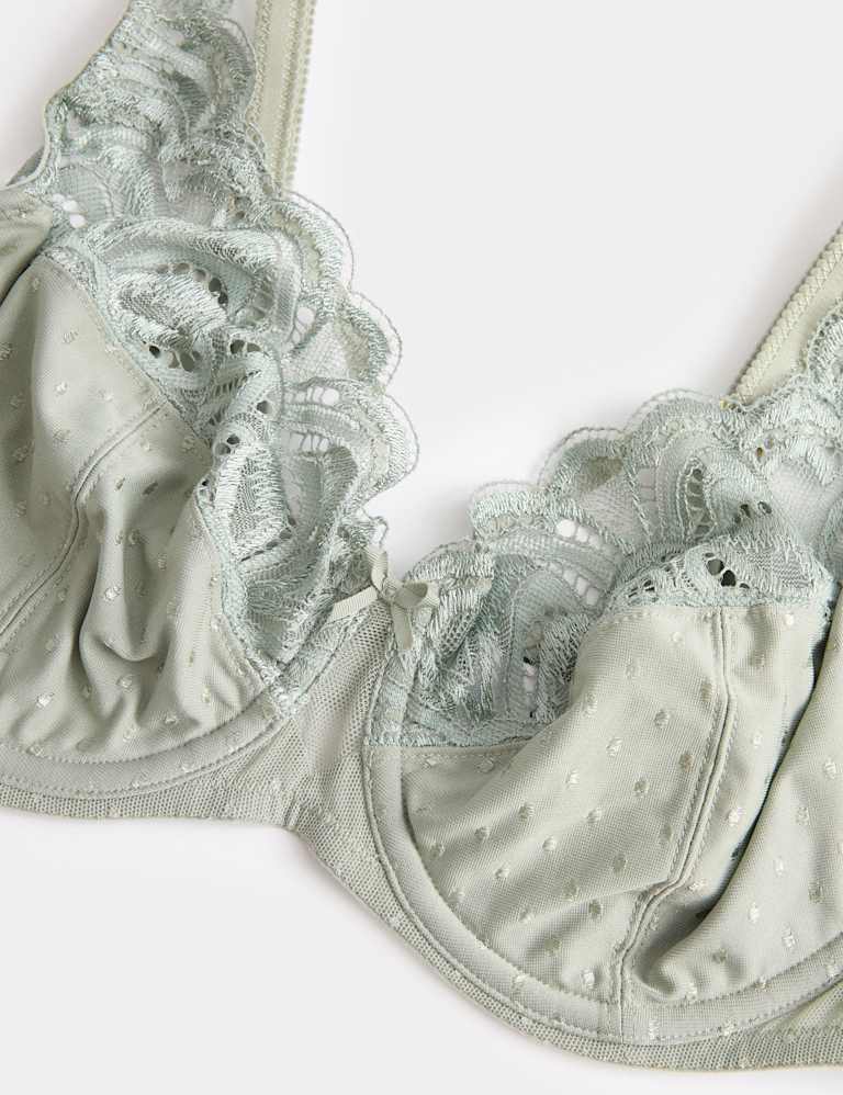 Amelia Lace Wired Full Cup Bra Set A-E 4 of 6