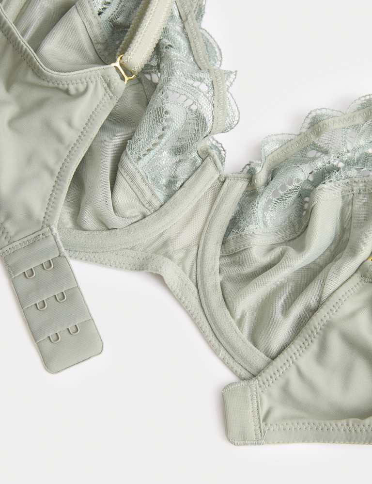 Amelia Lace Wired Full Cup Bra Set A-E 6 of 6