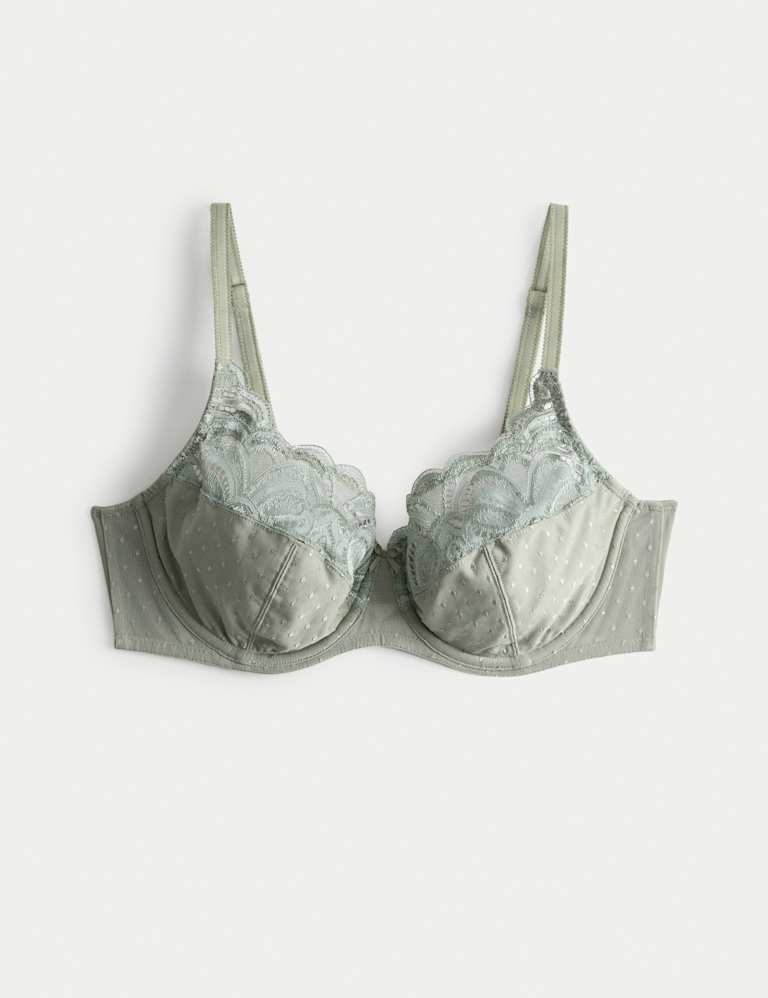 Amelia Lace Wired Full Cup Bra Set A-E 2 of 6